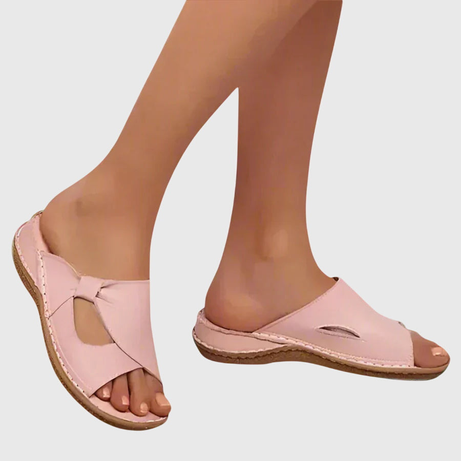 Reagan | Women’s Orthopedic Cutout Slide Sandals