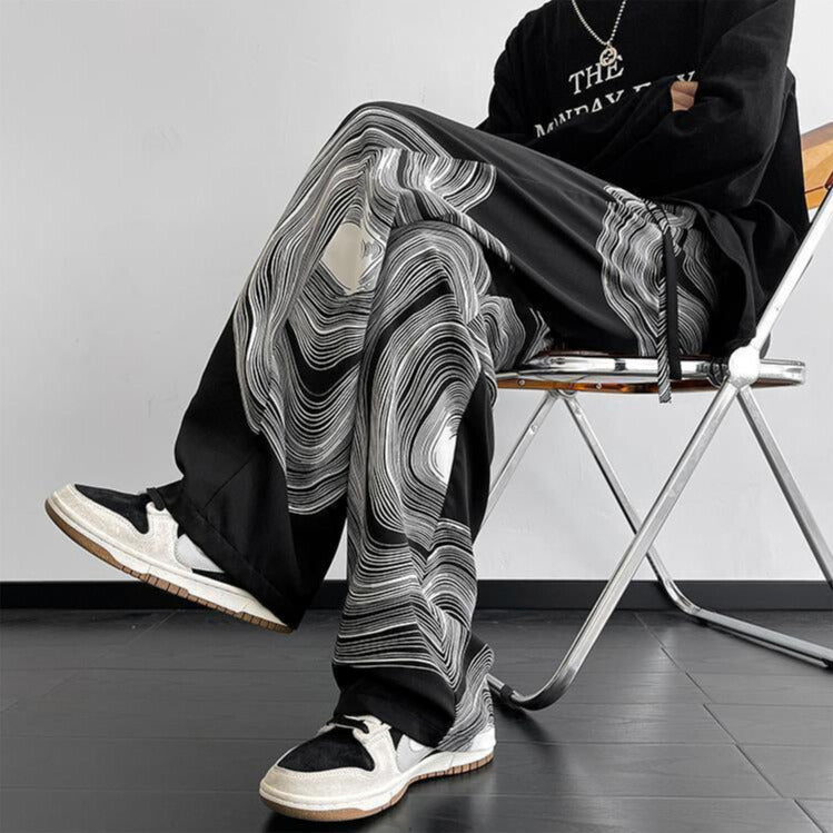 Zane | Men’s Casual Vortex Tie-Dye Pants for Daily Outfits