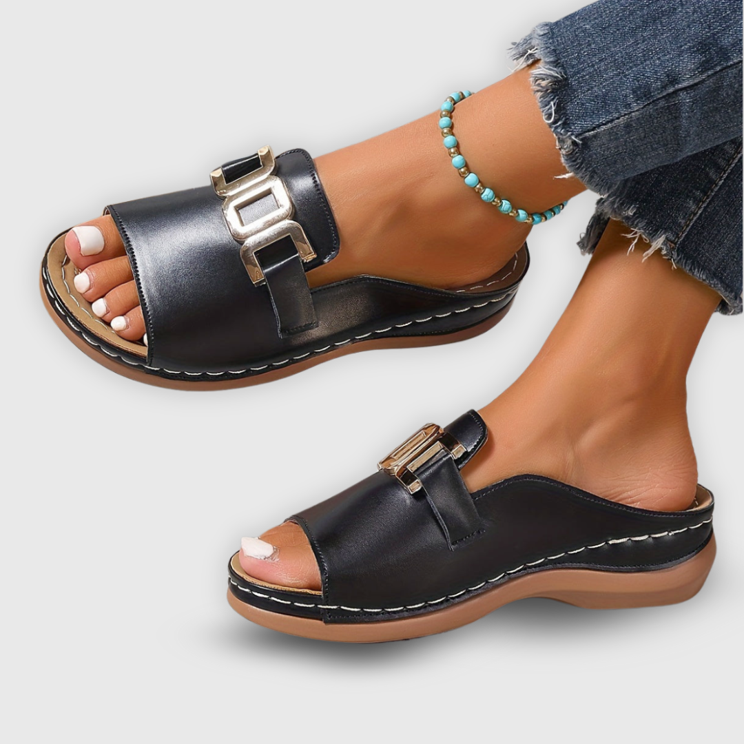 Cleo | Women’s Spring Platform Slip-On Sandals