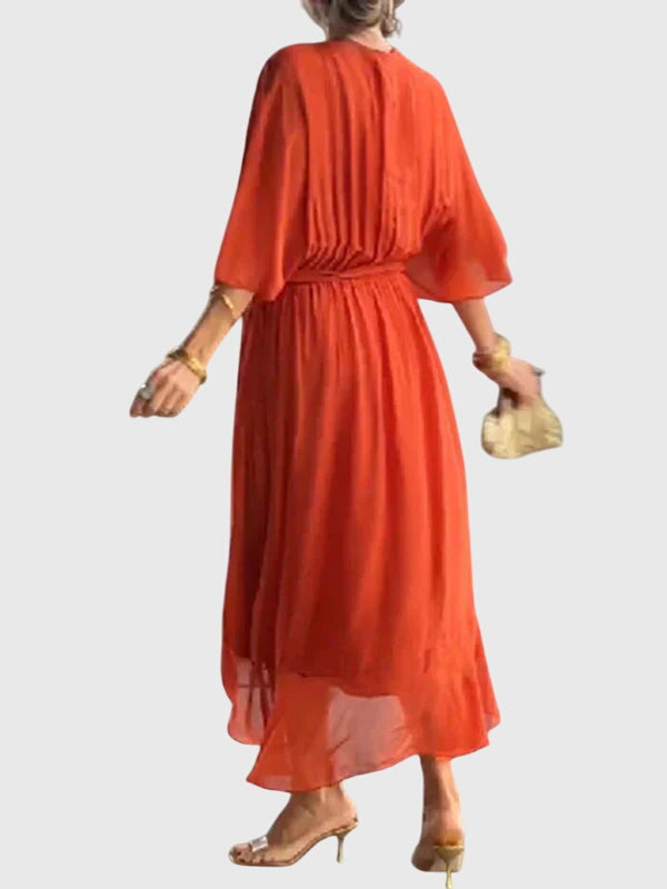 Savannah | Women’s Elegant Tie Waist Maxi Dress