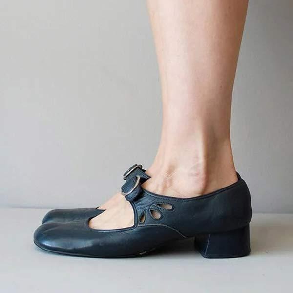 Kiah | Women’s Spring Buckle Orthopedic Strap Shoes