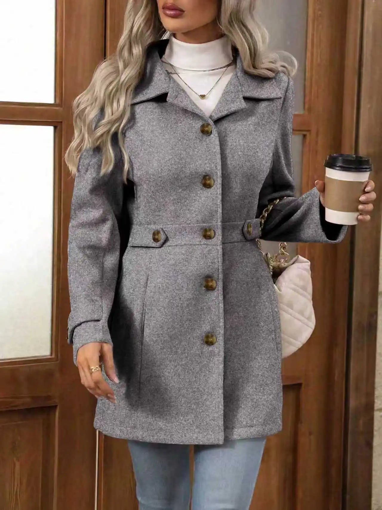 Celestine | Women’s Double-Breasted Coat