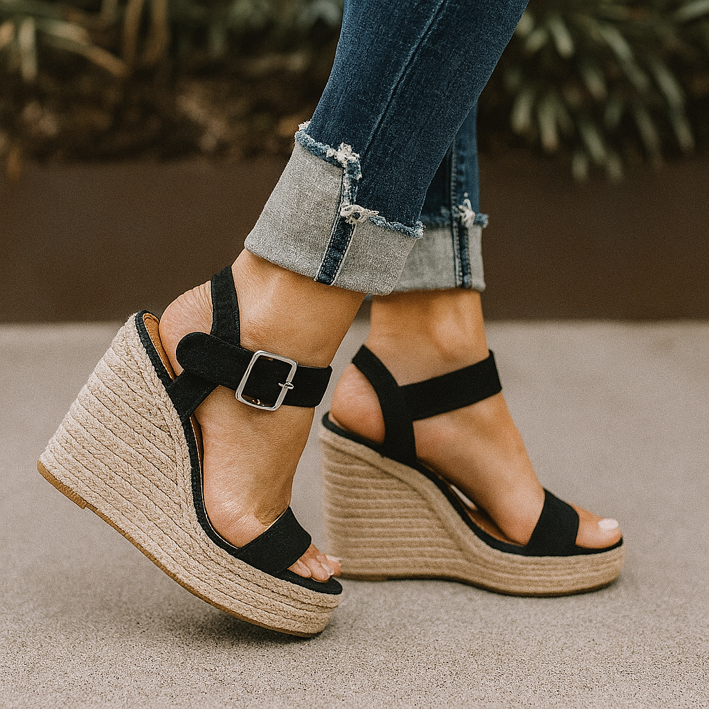 Zyra | Women’s Open-Toe Spring Wedge Heel Sandals
