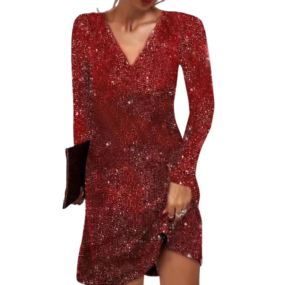 Brynlee | Women’s Elegant V-Neck Wrap Dress