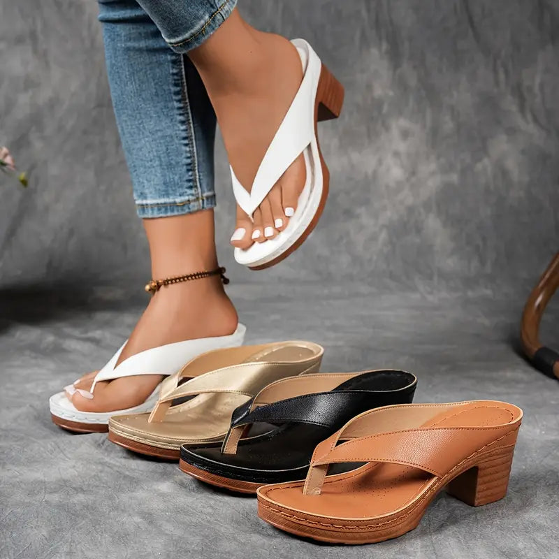 Mireya | Women’s Orthopedic Slip On Sandal Heels
