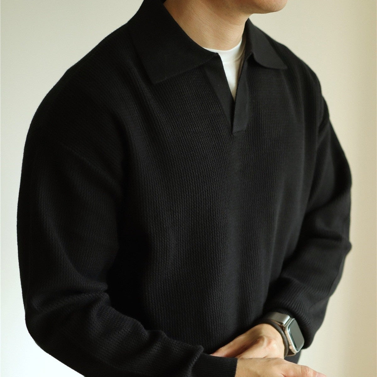 Cyrus | Men’s Long-Sleeve Polo Sweater