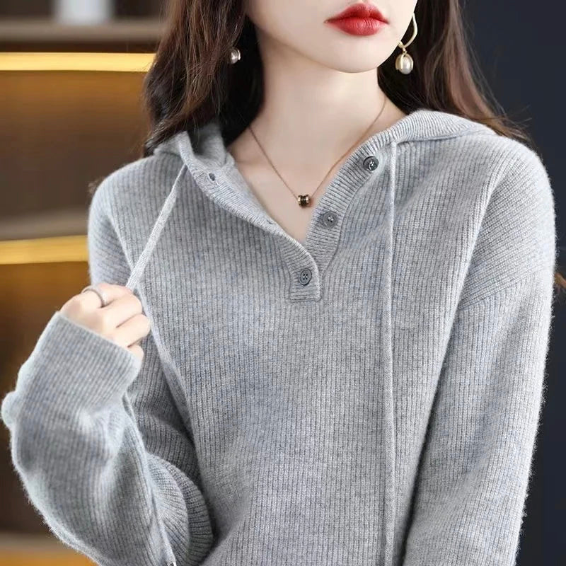 Valencia | Women’s Hooded Knit Sweater