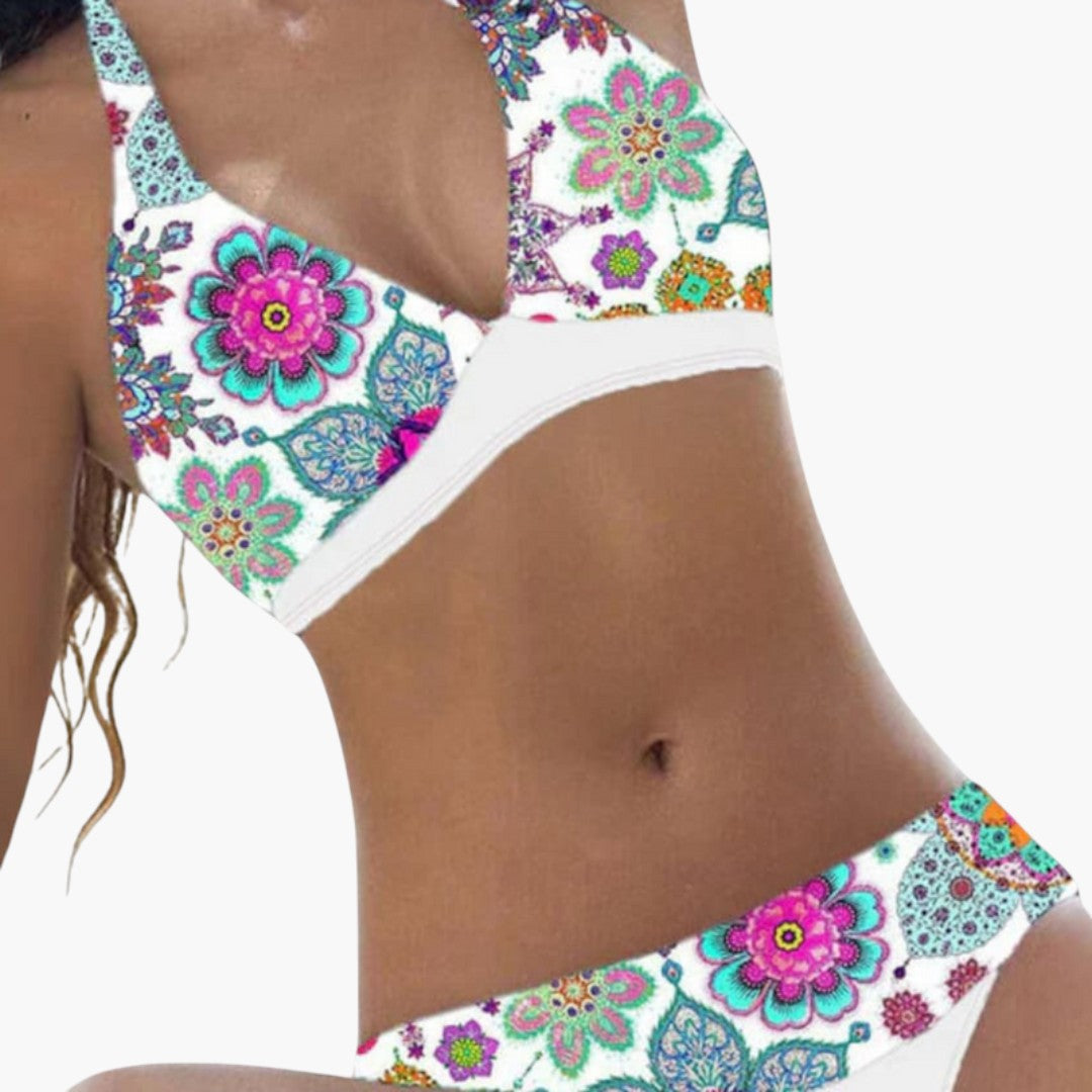 Solene | Women’s Halter Neck Two-Piece Swimsuit Set