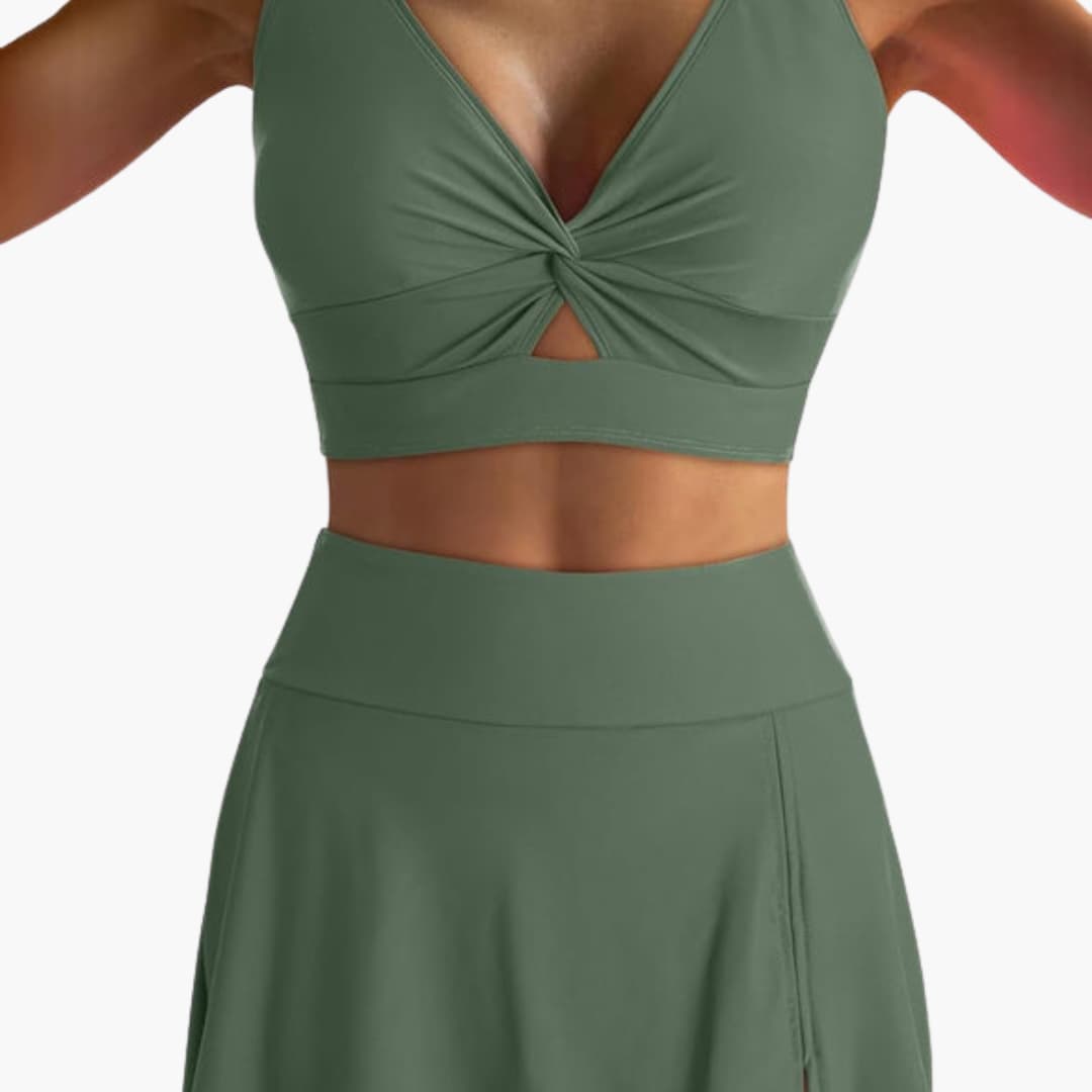 Anastasia | Women’s Bikini Set with Wrap Top and Skirt