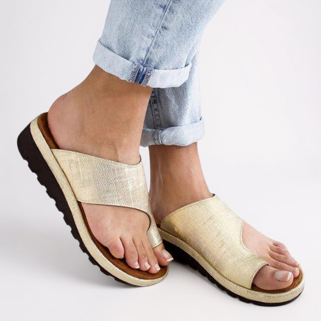 Selene | Women’s Summer Orthopedic Toe Split Slide Sandals
