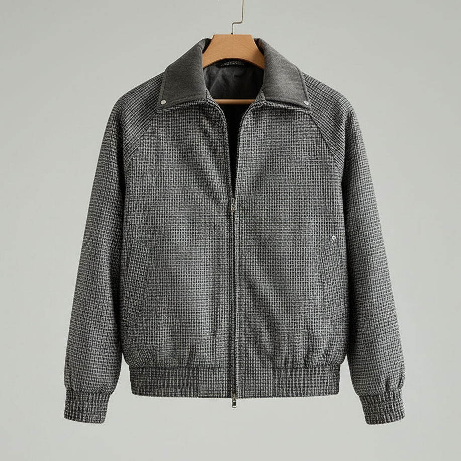 Bramford | Men’s Checkered Zip-Up Jacket