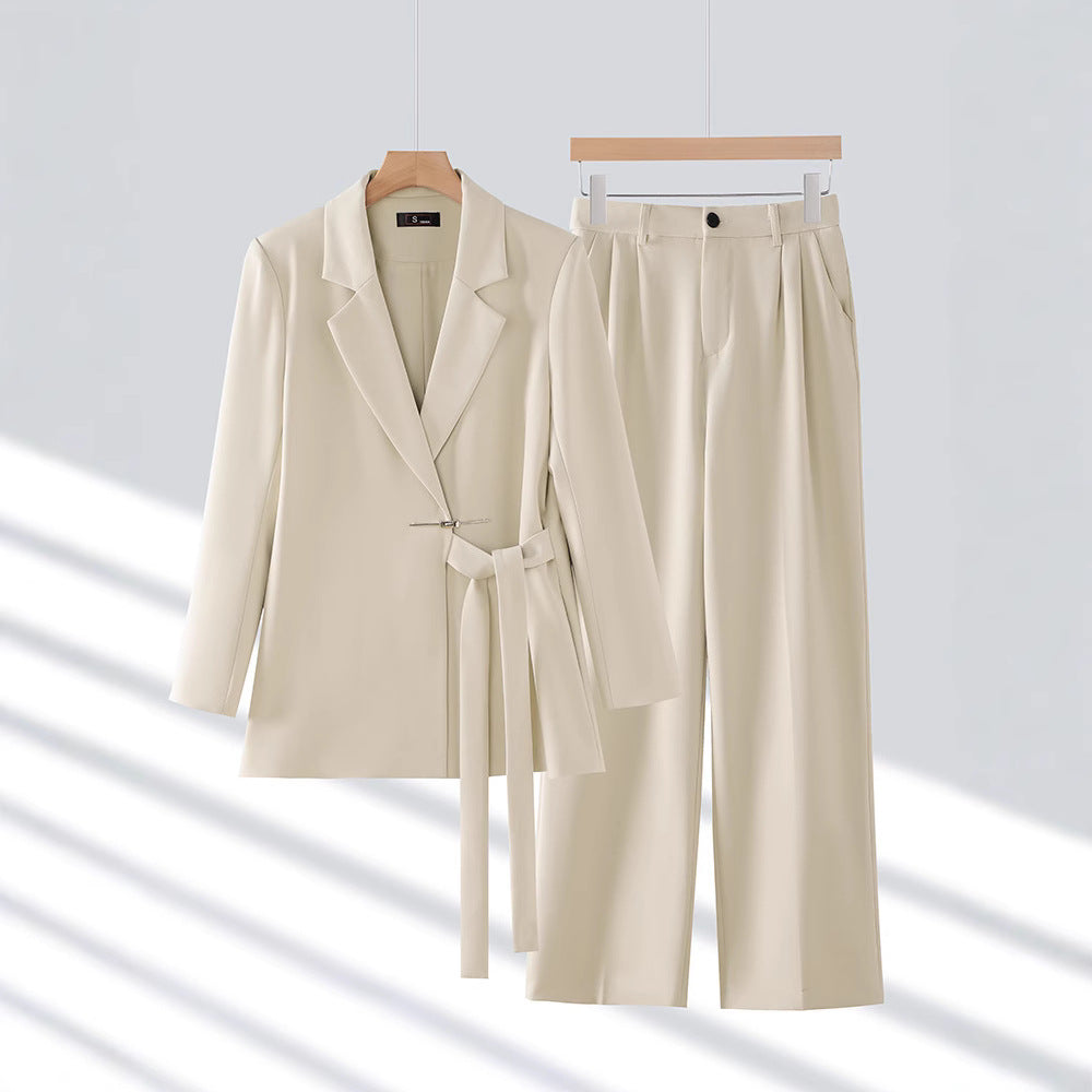 Laura | Women’s Tailored Suit Set with Long Blazer