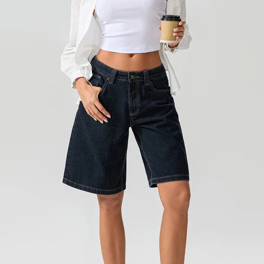 Ronna | Women’s Low Rise Denim Shorts