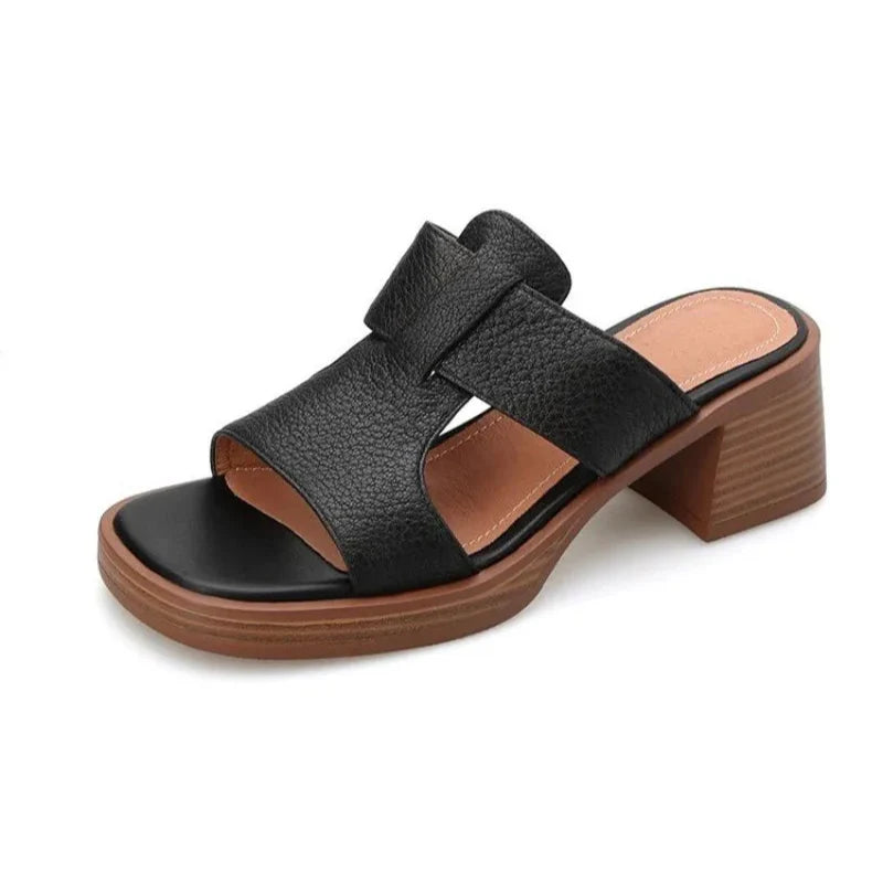 Sabine | Women’s Block Heel Slide Sandals