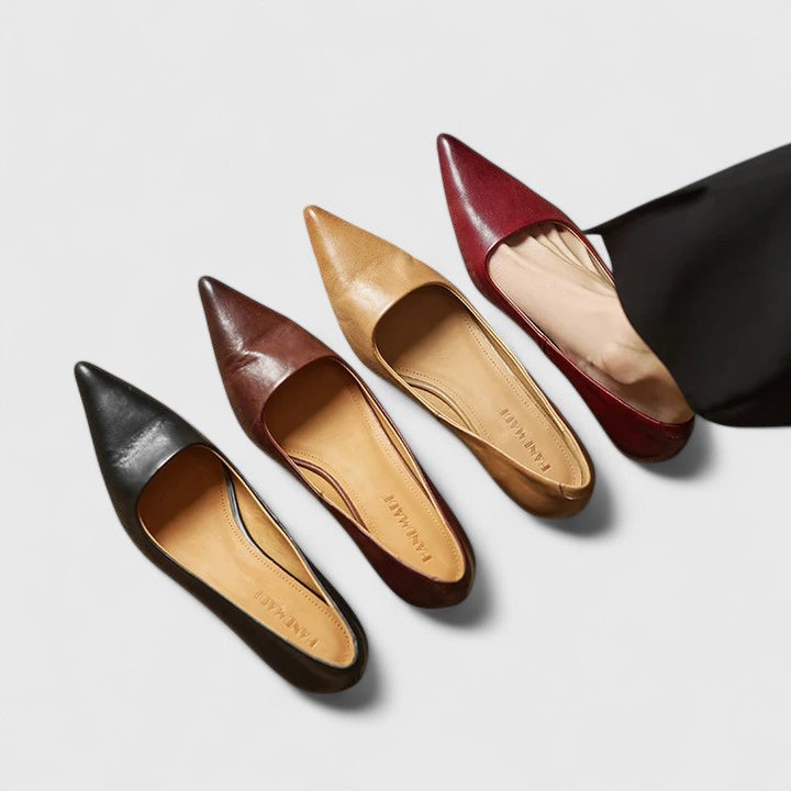 Waverly | Women’s Pointed Toe Kitten Heel Pumps