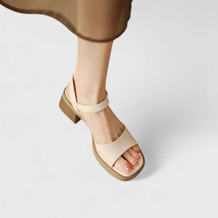 Marenna | Women’s Elegant Ankle Strap Block Heel Sandals