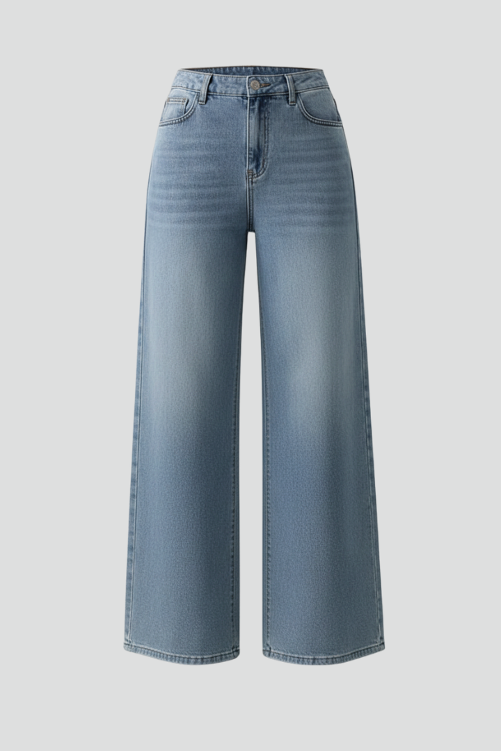 Leni | Women’s High Rise Wide Leg Denim Jeans