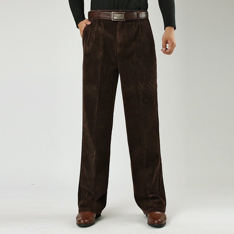 Odin | Men’s Casual High Waist Pleated Trousers