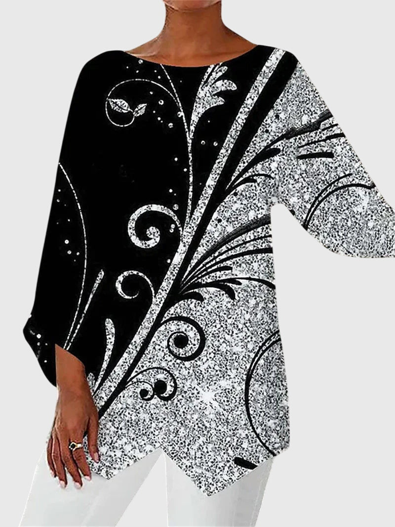 Sandy | Women’s Sequin Butterfly Top