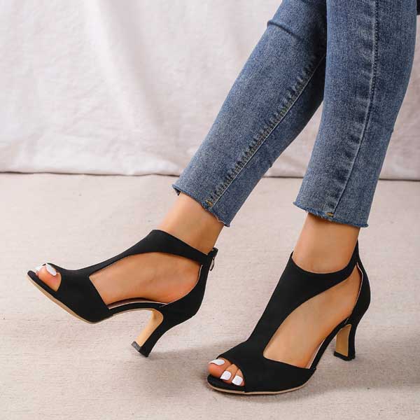 Angela | Women’s Blush Heel Sandals