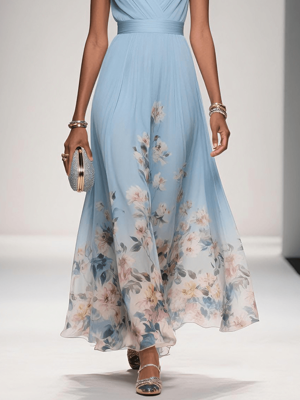 Celestia | Women’s Floral Wedding Maxi Dress