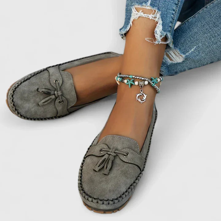 Nadine | Women’s Orthopedic Bow Detail Loafers