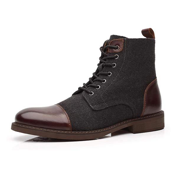 Conrad | Men’s Cozy Elegant High-Top Leather Boots