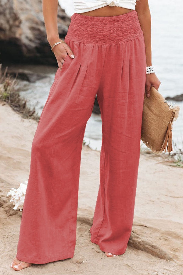 Sienna | Women’s High Waist Wide Leg Trousers