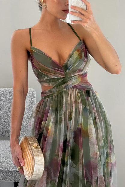 Seraphina | Women’s Elegant Pleated Maxi Dress