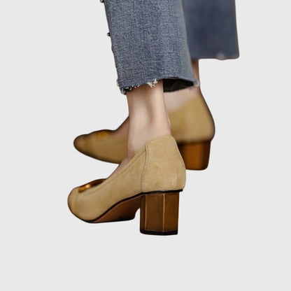 Liora | Women’s Stylish Block Heel Pumps