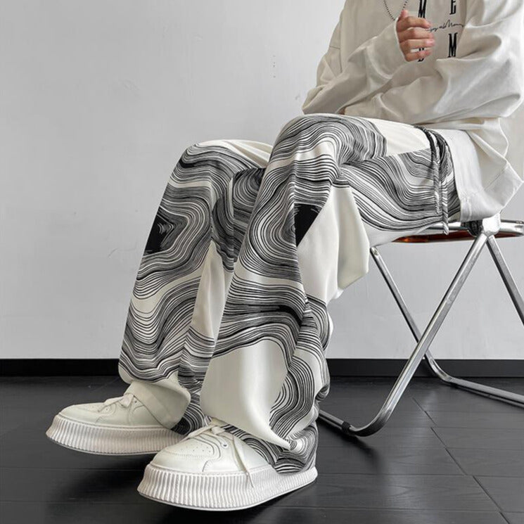 Zane | Men’s Casual Vortex Tie-Dye Pants for Daily Outfits