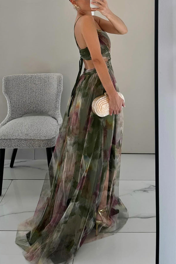 Seraphina | Women’s Elegant Pleated Maxi Dress