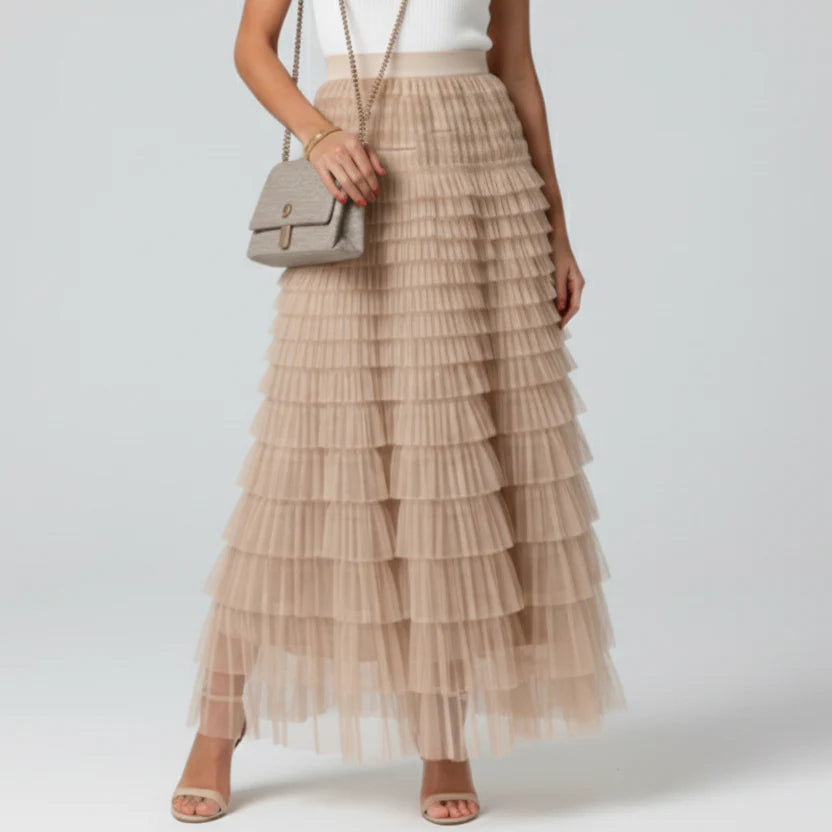 Briar | Women’s Layered Tulle Midi Skirt