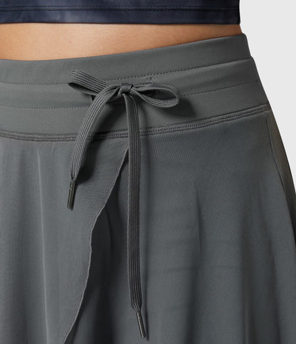 Cleo | Women’s Elegant Flowing Chiffon Midi Skirt
