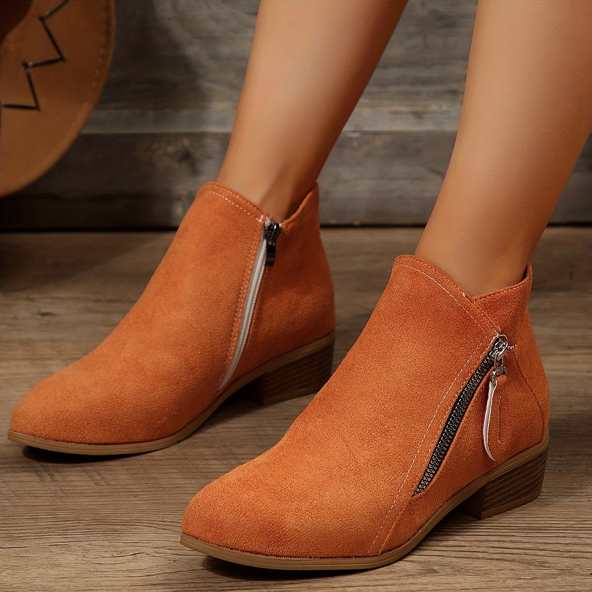 Delilah | Women’s Chic Pointed Ankle Boots with Zipper Closure