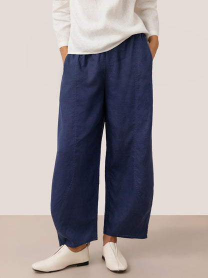 Greer | Women’s Linen Classic Ankle Pants