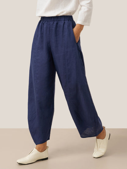 Greer | Women’s Linen Classic Ankle Pants
