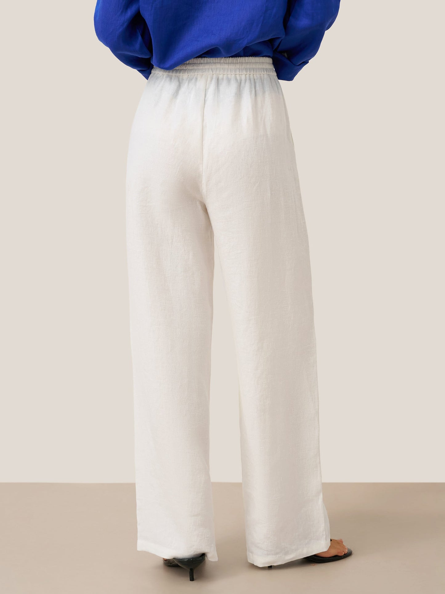 Marielle | Women’s Linen Classic Straight-Leg Trousers