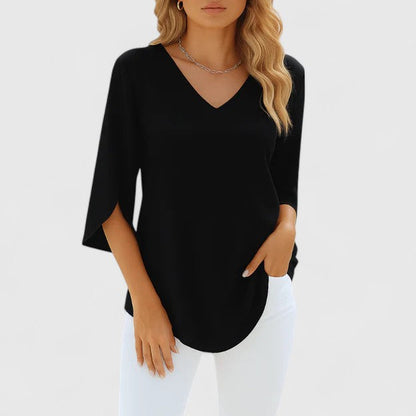 Avelisse | Women’s Relaxed V Neck Blouse