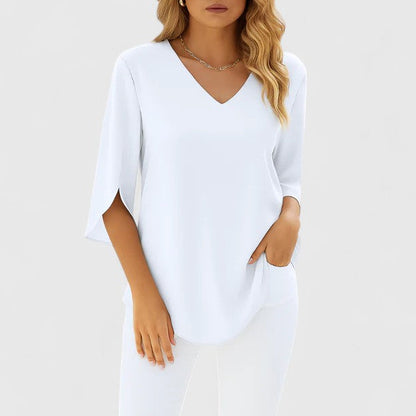 Avelisse | Women’s Relaxed V Neck Blouse