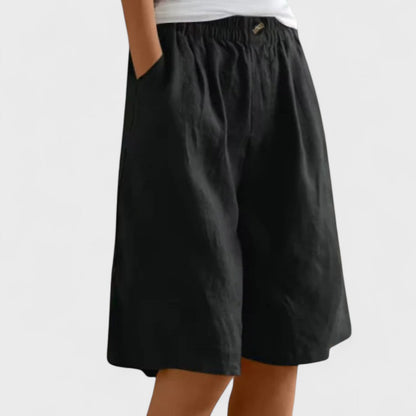 Tansy | Women’s Elegant Linen Blend Shorts