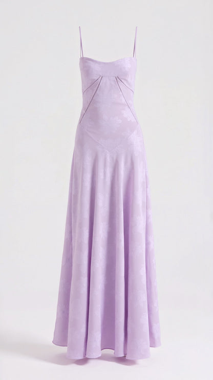 Elena | Women’s Wedding Slip Maxi Dress with Lace Detail