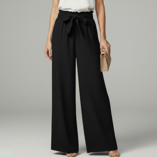 Ellery | Women’s Wide-Leg Palazzo Pants with Tie Waist