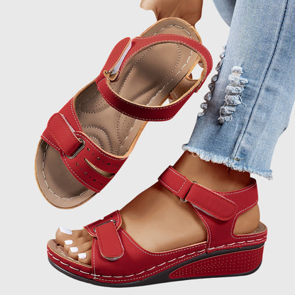 Bexley | Women’s Orthopedic Adjustable Wedge Sandals