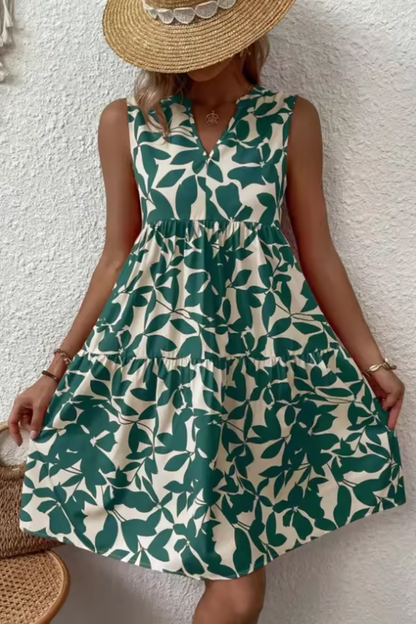 Liora | Women’s Sleeveless Boho Midi Dress