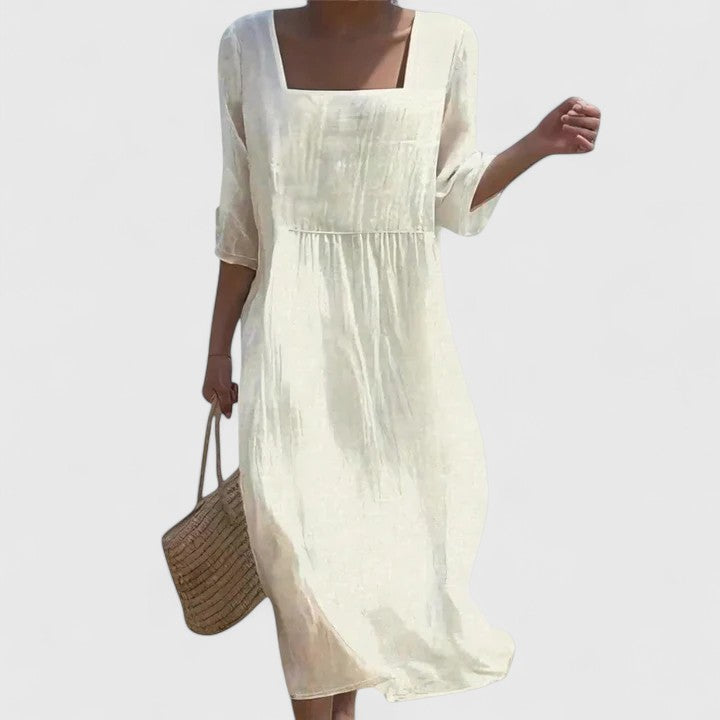 Kailani | Women’s Elegant Floral Slit Maxi Dress