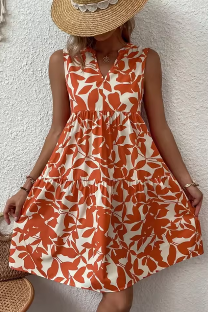 Liora | Women’s Sleeveless Boho Midi Dress