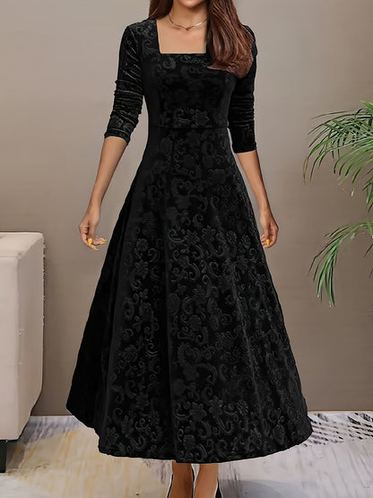 Amery | Women’s Square Neck Party Dress