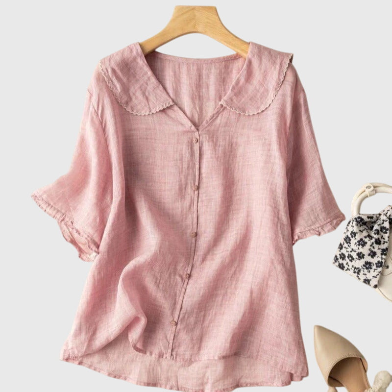Elowena | Women’s Short Sleeve Blouse