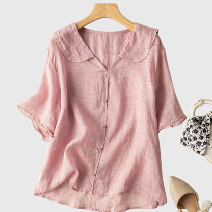 Elowena | Women’s Short Sleeve Blouse